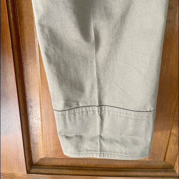 Vince Dressy Straight-leg crop beige trouser $295 - Picture 4 of 8